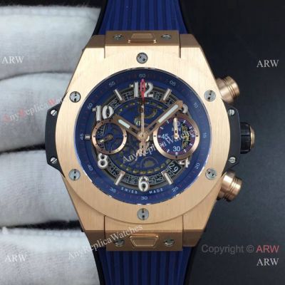 Swiss Grade 1 Copy Hublot Big Bang Unico Titanium 7750 Rose Gold Watch